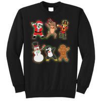 Dabbing Christmas Characters Santa Dab Tall Sweatshirt