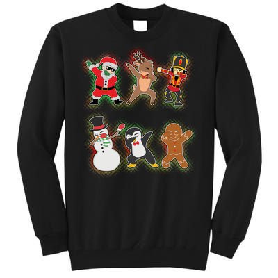 Dabbing Christmas Characters Santa Dab Tall Sweatshirt