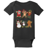 Dabbing Christmas Characters Santa Dab Baby Bodysuit