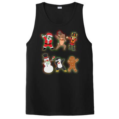 Dabbing Christmas Characters Santa Dab PosiCharge Competitor Tank