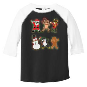 Dabbing Christmas Characters Santa Dab Toddler Fine Jersey T-Shirt