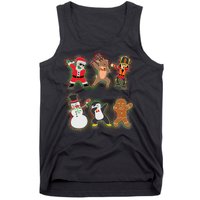 Dabbing Christmas Characters Santa Dab Tank Top