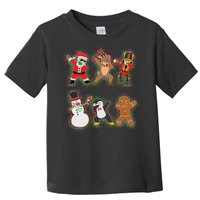 Dabbing Christmas Characters Santa Dab Toddler T-Shirt