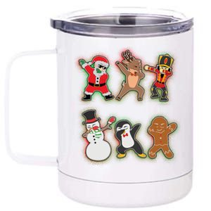 Dabbing Christmas Characters Santa Dab 12 oz Stainless Steel Tumbler Cup