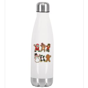 Dabbing Christmas Characters Santa Dab Stainless Steel Insulated Water Bottle