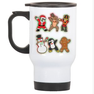 Dabbing Christmas Characters Santa Dab Stainless Steel Travel Mug