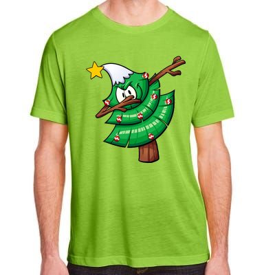 Dabbing Christmas Tree Adult ChromaSoft Performance T-Shirt