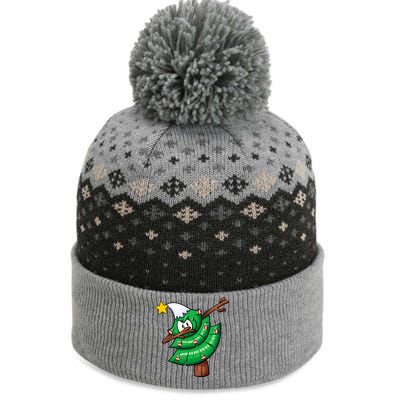 Dabbing Christmas Tree The Baniff Cuffed Pom Beanie