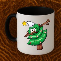 Dabbing Christmas Tree Mug
