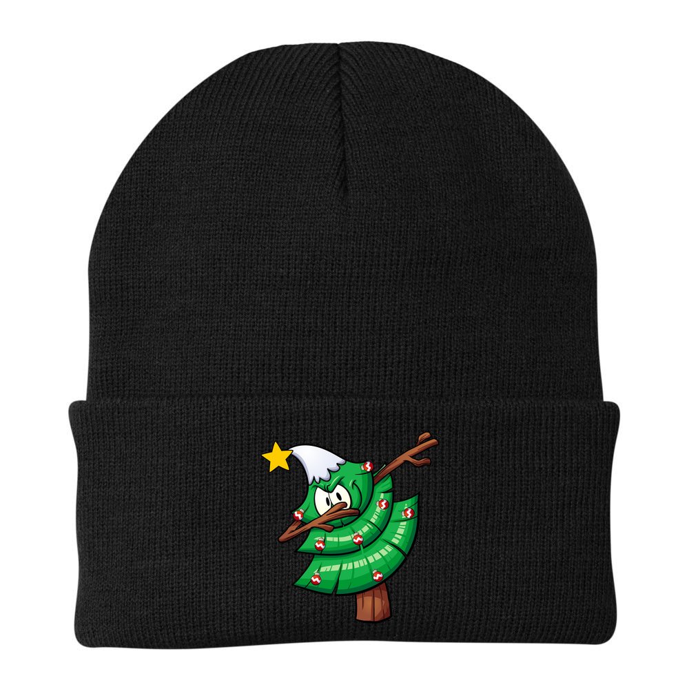 Dabbing Christmas Tree Beanie
