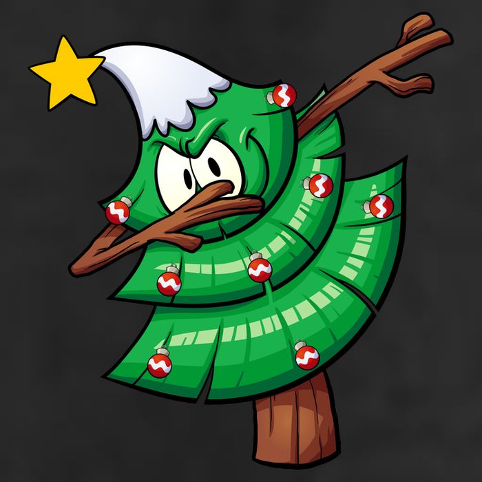 Dabbing Christmas Tree Beanie
