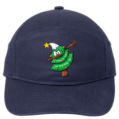 Dabbing Christmas Tree 7-Panel Snapback Hat