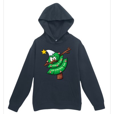 Dabbing Christmas Tree Urban Pullover Hoodie