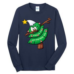 Dabbing Christmas Tree Tall Long Sleeve T-Shirt