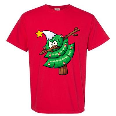 Dabbing Christmas Tree Garment-Dyed Heavyweight T-Shirt