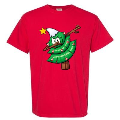 Dabbing Christmas Tree Garment-Dyed Heavyweight T-Shirt