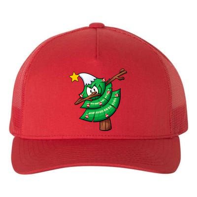 Dabbing Christmas Tree Yupoong Adult 5-Panel Trucker Hat