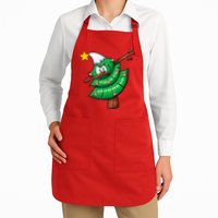 Dabbing Christmas Tree Apron
