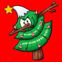 Dabbing Christmas Tree T-Shirt