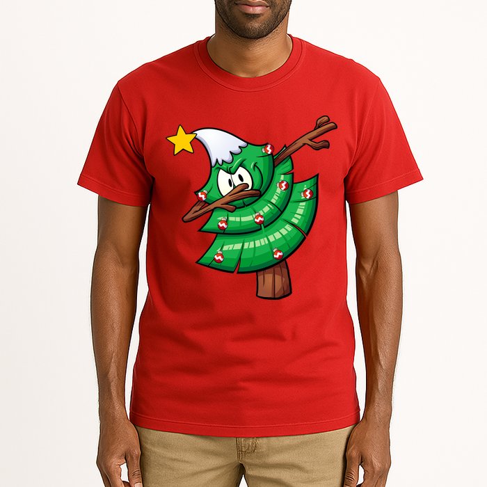 Dabbing Christmas Tree Tall T-Shirt