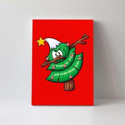 Dabbing Christmas Tree Canvas