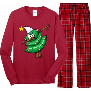 Dabbing Christmas Tree Long Sleeve Pajama Set