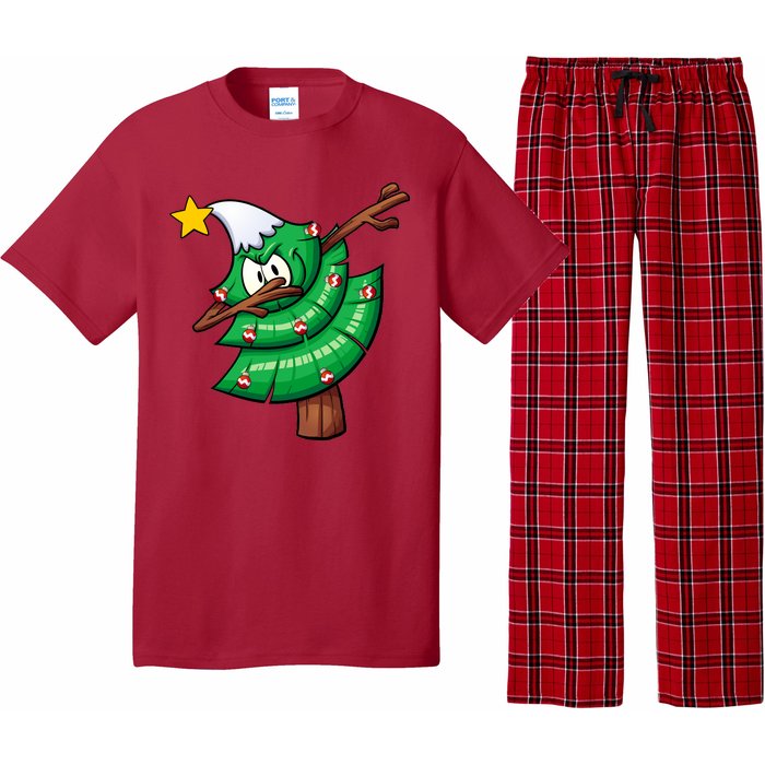 Dabbing Christmas Tree Pajama Set