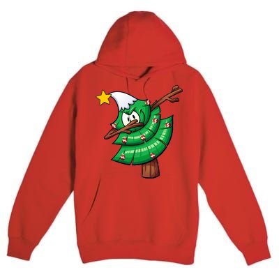 Dabbing Christmas Tree Premium Pullover Hoodie