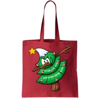 Dabbing Christmas Tree Tote Bag