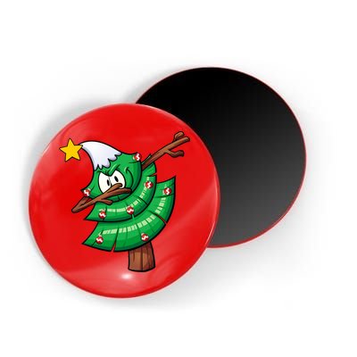 Dabbing Christmas Tree Magnet