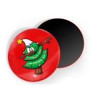 Dabbing Christmas Tree Magnet