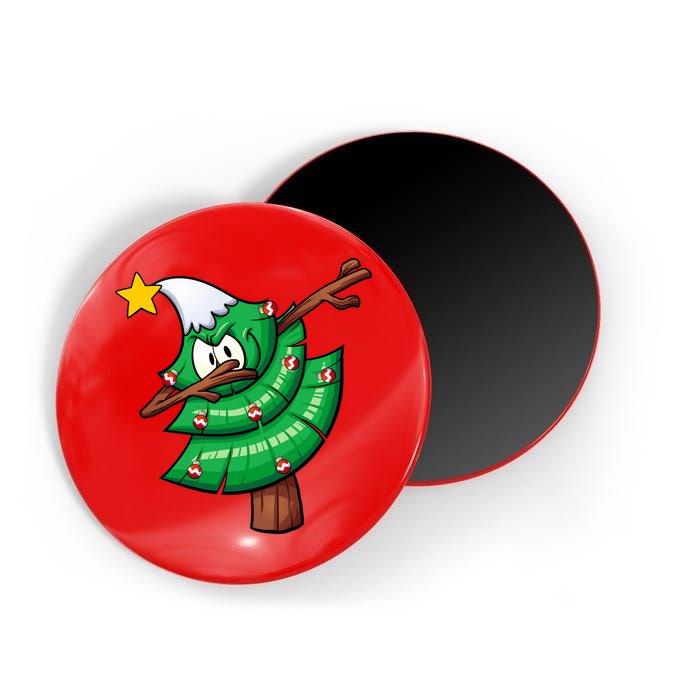 Dabbing Christmas Tree Magnet