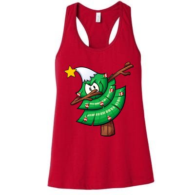 Dabbing Christmas Tree Womens Tank Top