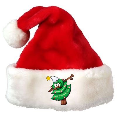 Dabbing Christmas Tree Premium Christmas Santa Hat