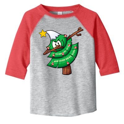 Dabbing Christmas Tree Toddler Fine Jersey T-Shirt