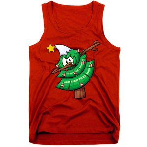 Dabbing Christmas Tree Tank Top