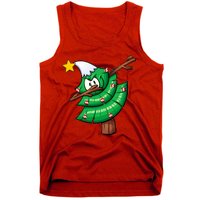 Dabbing Christmas Tree Tank Top