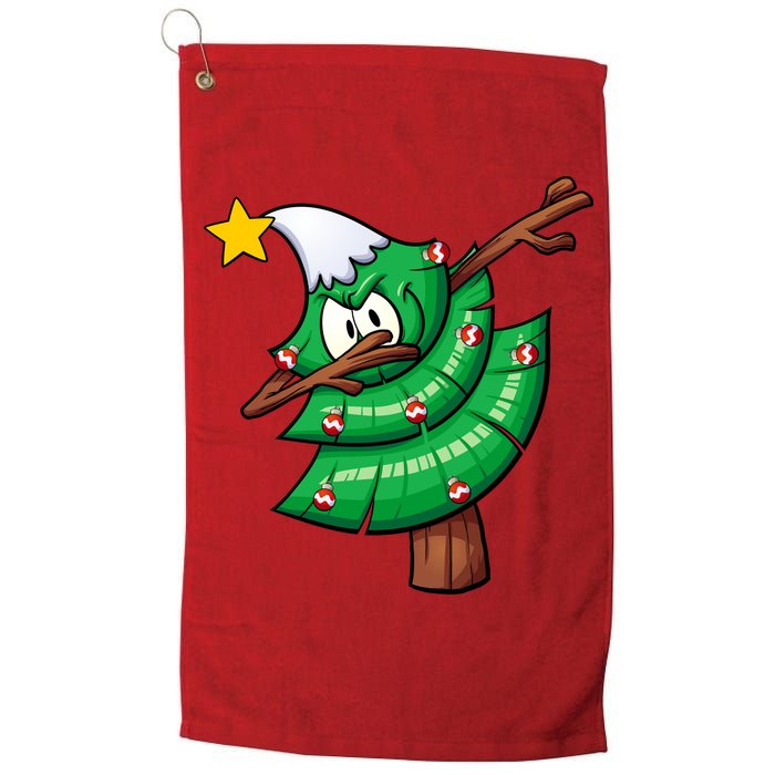 Dabbing Christmas Tree Golf Towel