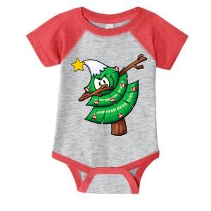 Dabbing Christmas Tree Infant Baby Jersey Bodysuit