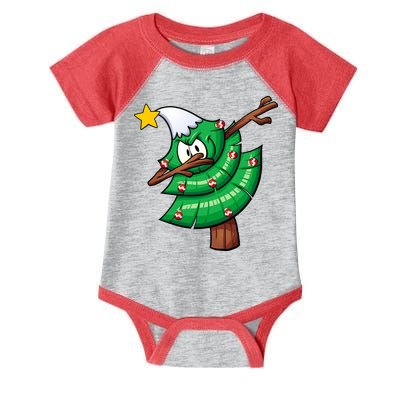 Dabbing Christmas Tree Infant Baby Jersey Bodysuit