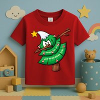 Dabbing Christmas Tree Toddler T-Shirt