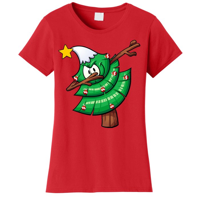 Dabbing Christmas Tree Women's T-Shirt