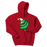 Dabbing Christmas Tree Kids Hoodie