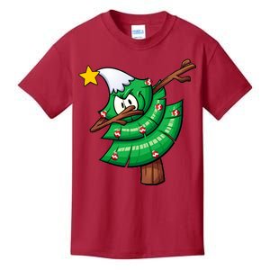 Dabbing Christmas Tree Kids T-Shirt