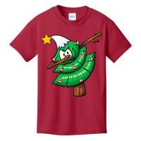 Dabbing Christmas Tree Kids T-Shirt