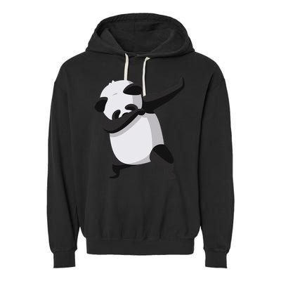 Dabbing Dab Panda Garment-Dyed Fleece Hoodie