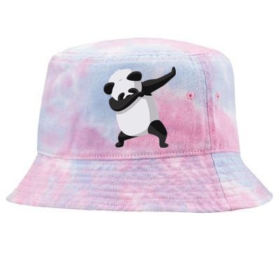 Dabbing Dab Panda Tie-Dyed Bucket Hat