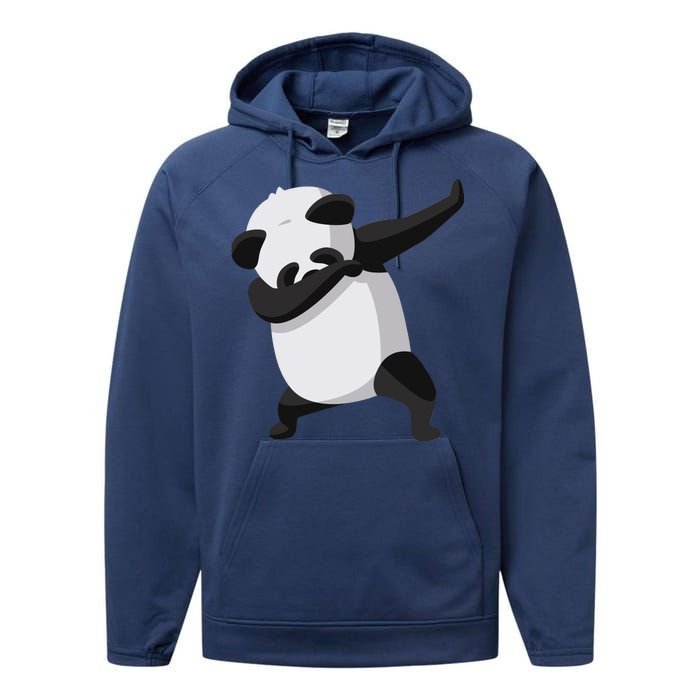 Dabbing Dab Panda Performance Fleece Hoodie