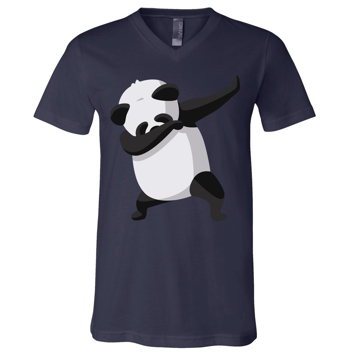 Dabbing Dab Panda V-Neck T-Shirt