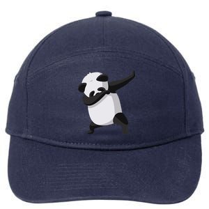 Dabbing Dab Panda 7-Panel Snapback Hat